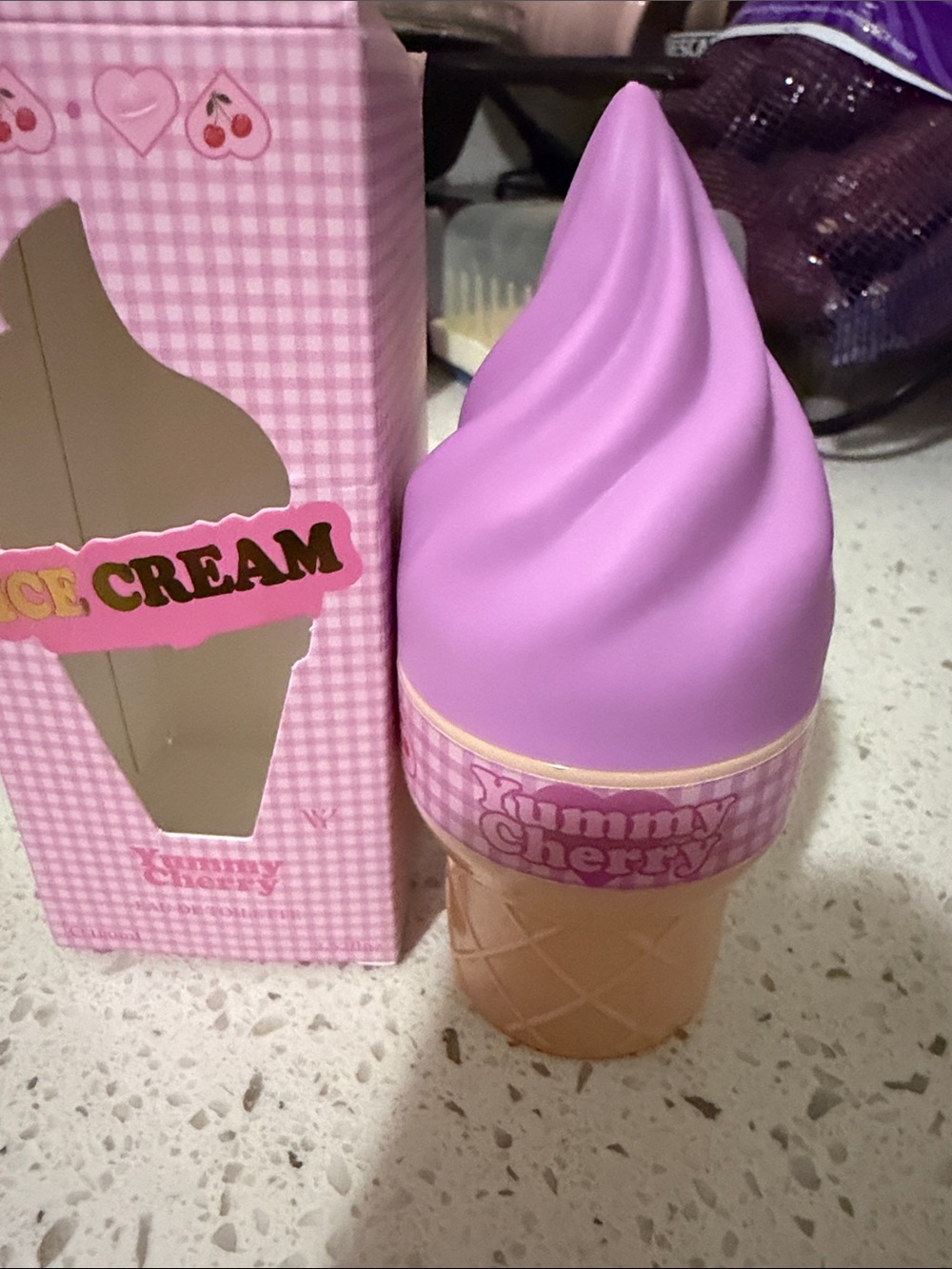 Ice Cream Lip Balm — Pink Cherry Scent
